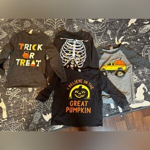 4T Halloween Long Sleeved Bundle